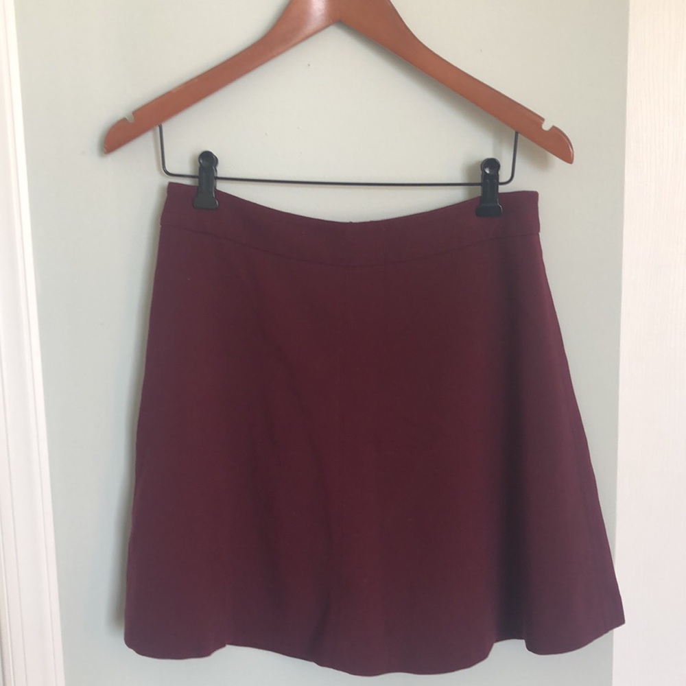 LOFT Ann Taylor a line mini skirt